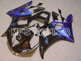 Yamaha YZF-R6 2005 Injection ABS Fairing - Flame - Blue Black - MFS5254